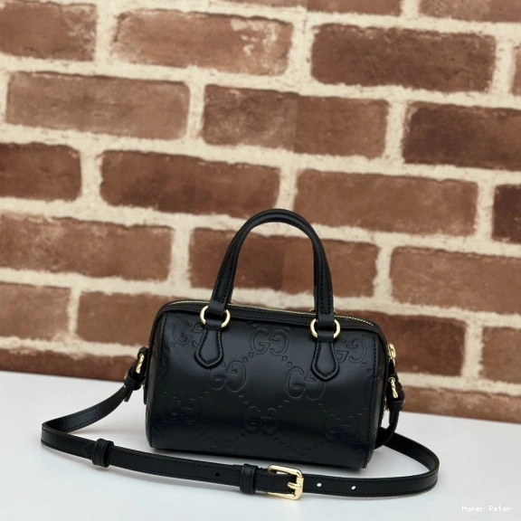 Hyperpeter GUCCI SUPER HANDLE GG TOP BAG-16*11*9CM MINI 0713